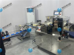 寧波廖老板酥餅機(jī)生產(chǎn)線已調(diào)試完畢，已投入生產(chǎn)